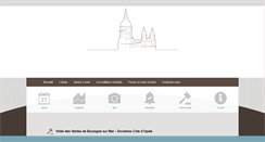Desktop Screenshot of hoteldesventes-boulogne.com